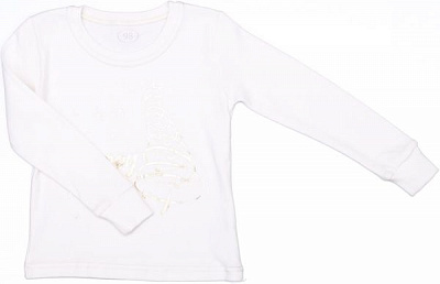 Піжама для дівчаток Фламінго р.122 білий із рожевим 237-212