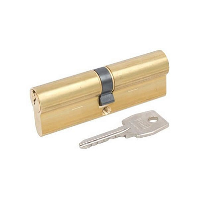 Циліндр AGB C603014040 45x45 ключ-ключ 90 мм матова латунь