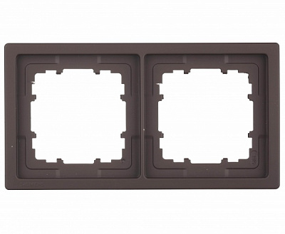 Рамка подвійна Siemens Style шоколадний 5TG13220CH