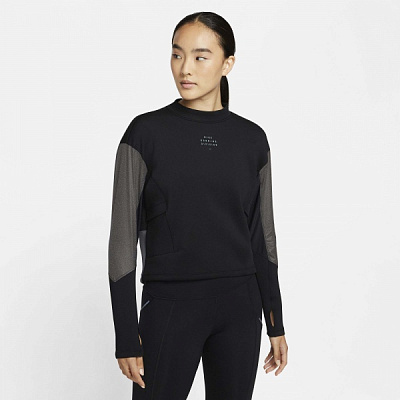 Джемпер Nike W NK DF RUN DVN CREW DD5263-010 р. L чорний