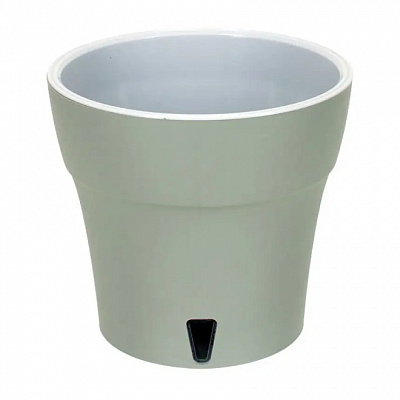 Вазон пластик Dali круглий блідо-зелений 5 л Santino (2022752)
