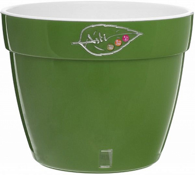Горшок пластиковый Santino Асти круглый 12л зеленый (AS5 VEA-ALB) 