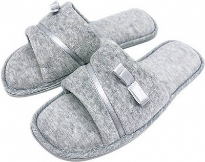 Капці домашні La Nuit Bow р. 36-37 сірий