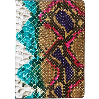 Блокнот Ningbo Змея А5 80 листов бирюзово-белый