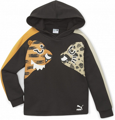 Джемпер Puma T7 PUMAMATES HOODIE TR 53847101 р. 116 чорний