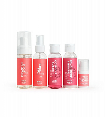 Набор дорожный для женщин Marie Fresh Travel set для сухой и нормальной кожи 205 мл