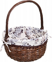 Кошик плетений з текстилем Tony Bridge Basket 35x18/45 см EP19-9F-1 