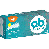 Тампони гігієнічні o.b. ProComfort super 16 шт.