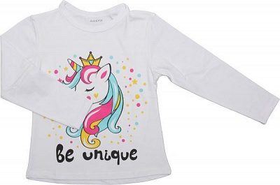 Джемпер дитячий KOSTA 0057-6 р.146-152 білий із малюнком