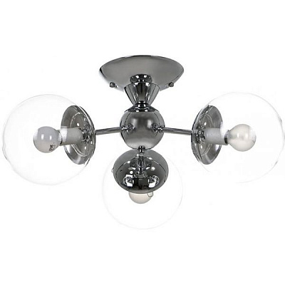 Люстра стельова Accento lighting Doviles ALPL-PLG005-3A 3x40 Вт E14 хром