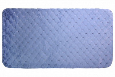 Килимок для ванної кімнати Dariana Екохутро Діамант 60х120 см блакитний