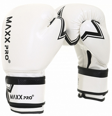 Боксерські рукавиці MaxxPro AVG-451 White vynil-10 р. 10 10 ozoz White vynil-10 білий
