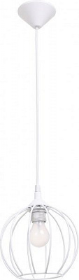 Підвіс Lamperia НСО 60-001-003 Iron Mini Bollus White 1x60 Вт E27 білий