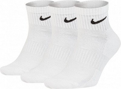 Шкарпетки Nike U NK EVERYDAY CUSH ANKLE 3PR SX7667-100 р.L білий