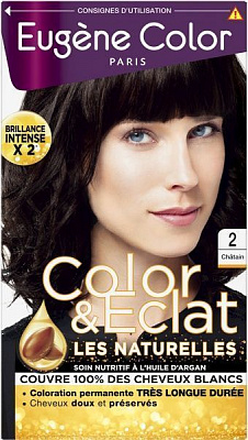 Крем-фарба для волосся Eugene Color Naturelles № 2 шатен 115 мл