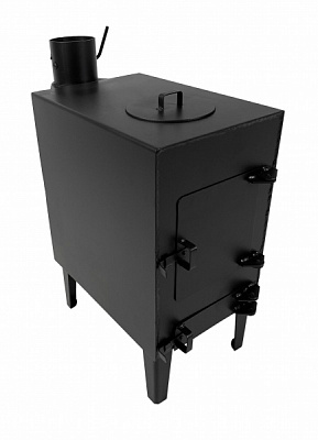 Піч-буржуйка Metalzavod BP-50V з варильною поверхнею