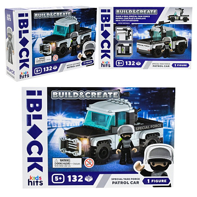 Игрушка-конструктор Shantou Kids hits IBLOCK JUNIOR 132 дет. KH42/003/1