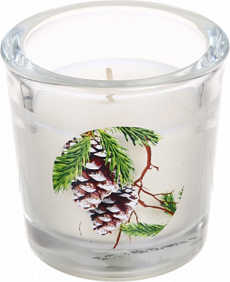 Свеча в стакане Pako-If ароматическая Хвоя 