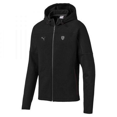 Джемпер Puma Ferrari Hooded Sweat Jacket 59540201 р. XL чорний