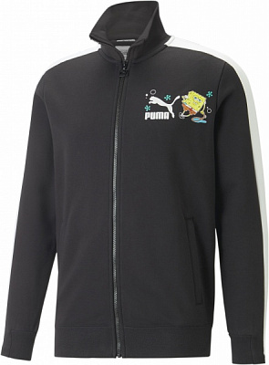 Джемпер Puma PUMA X SPONGEBOB T7 JACKET TR 53896101 р.XS черный