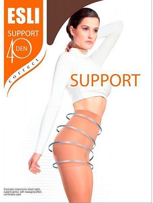 Колготки ESLI Support 40 den Marrone р. 5 темно-коричневий 1 шт.