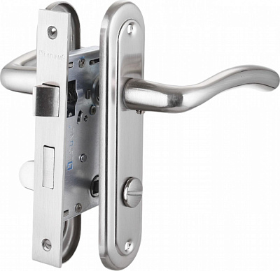 Комплект фурнитуры санузловой Latuna Vine WC SN 62 мм никель без петель