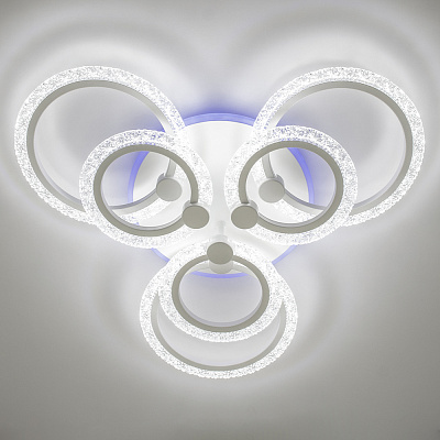 Люстра светодиодная Luminaria Lily 7x90 Вт LED-модуль белая LILY RGB 90W 7R WHITE/ICE