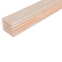 Вагонка деревянная 1с еловая цельная 14x100x3000 мм (уп. 5 шт.)