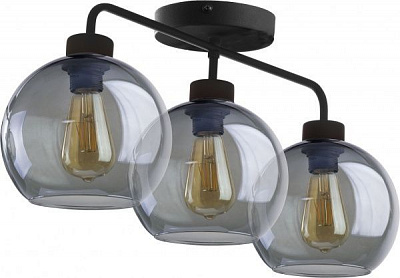 Люстра потолочная TK Lighting Bari 3x60 Вт E27 графит/черный 4020 