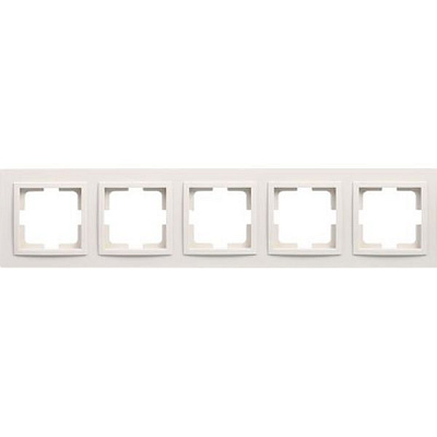 Рамка п'ятимісна Mono Despina універсальна кремовий 102-170000-164