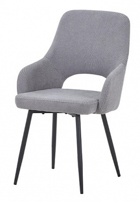 Стілець обідній Prestol Фокс 520х590х910 мм сірий / чорний