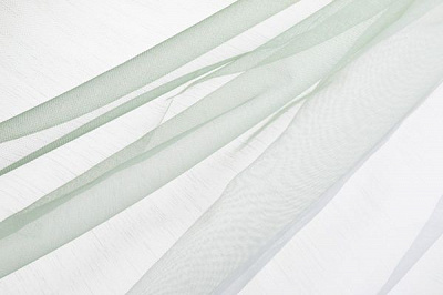 Ткань тюлевая Карнавал сетка 295 см оливковый 