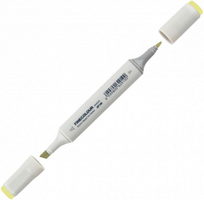 Маркер спиртовой FINECOLOUR Sketch EF100-13 желтая сельдерей 