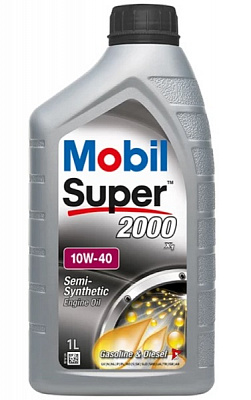 Моторное масло Mobil Super 2000 X1 10W-40 1 л (152569)