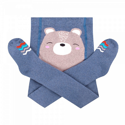 Колготки дитячі унісекс Duna новорічні 4942р.62-68 джинс