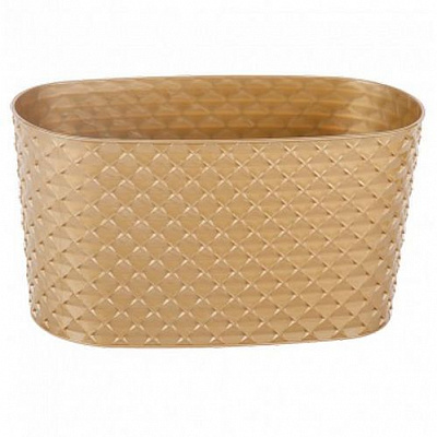 Горщик Serinova KAPADOKYA БАЛКОН прямокутний 4,7 л золото (KAPB-Altin 11392)