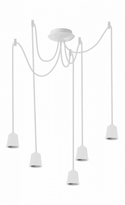 Підвіс ERKA 525 5x60 Вт E27 білий 525001