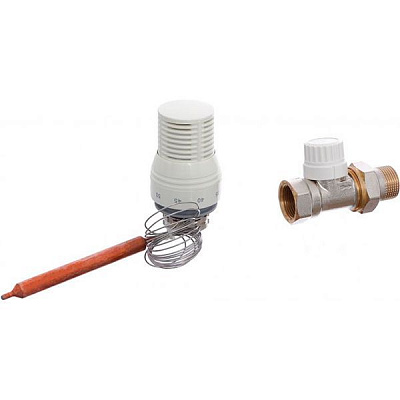 Термоголівка Gross з виносним датчиком + клапан 3/4