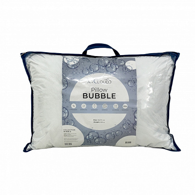 Подушка с кантом Bubble ARCLOUD 50x70 см белый
