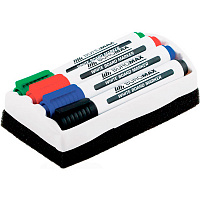 Набір 4 маркери і губка для магнітних дощок BM.8800 Buromax