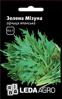 Семена LedaAgro горчица салатная Зеленая Мизуна японская 0,5 г (4820119792742)