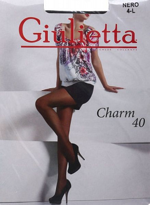 Колготки Giulietta nero CHARM р. 4 40 den черный 