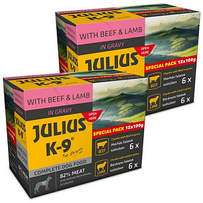 Корм вологий для усіх порід JULIUSК-9 К-9 1,2 кг