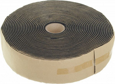 Уплотнитель самоклеящийся прямоугольный резиновый Новация 1250.3.50 10 м черный 