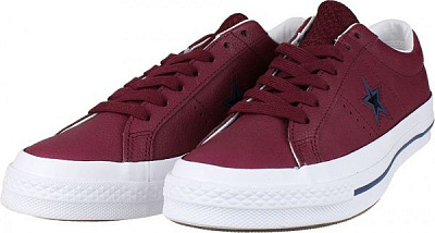 Кеды Converse One Star 161565C р. US 10 бордовый