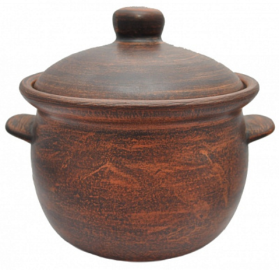 Кастрюля с крышкой Тыква 1,5 л задымленная