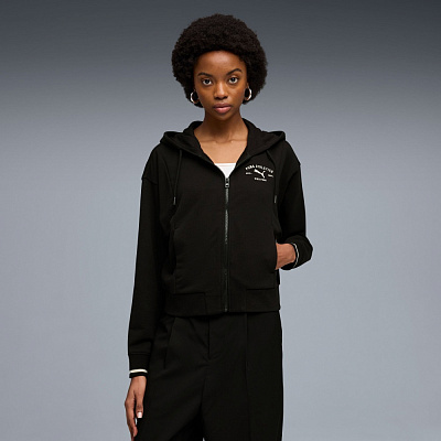 Джемпер Puma PUMA CLASS Comfort Full-Zip Hoodie TR 69187801 р.M чорний