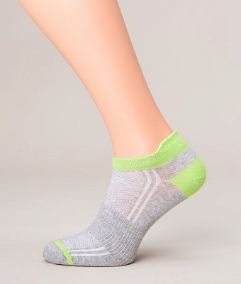 Шкарпетки Giulia MS SPORT-01 MELANGE calzino-li MS SPORT-01 MELANGE calzino-ligh світло-сірий меланж р.43-46