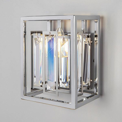 Бра Strotskis Cella 312/1 1x60 Вт E14 прозорий/хром 312/1 (хром)