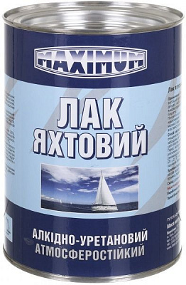 Лак алкидноуретановий MAXIMUM Блеск прозрачный 0,7кг